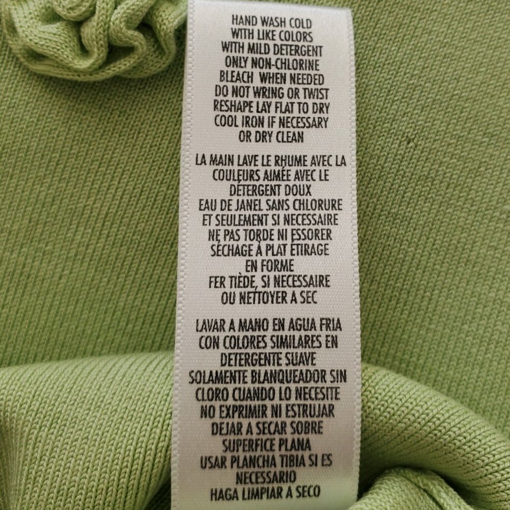 Petite Sophisticate Silk Stretch Cardigan & Shell Set | NWT | P | Light Green - Picture 13 of 16